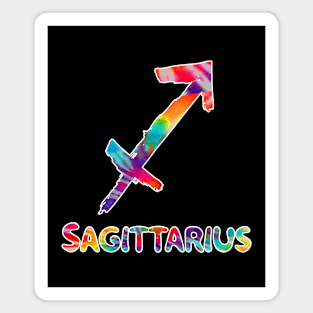 Sagittarius tie dye Magnet